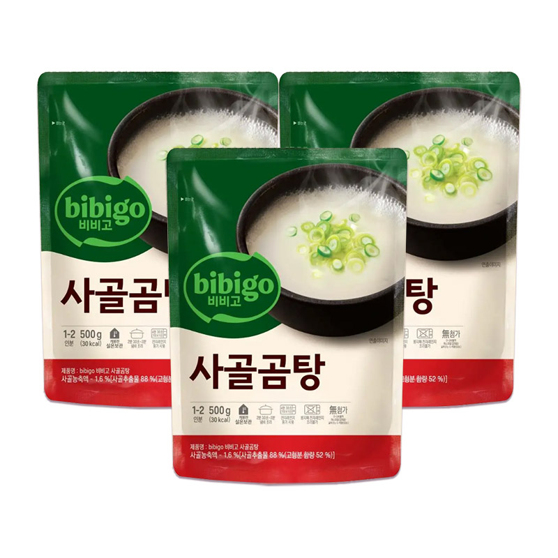 비비고 사골곰탕 500g x 3개